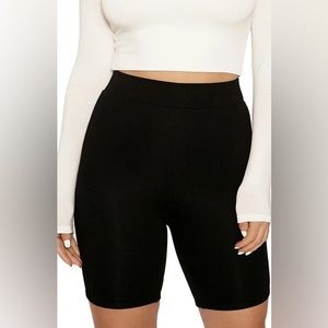 Naked Wardrobe black biker shorts